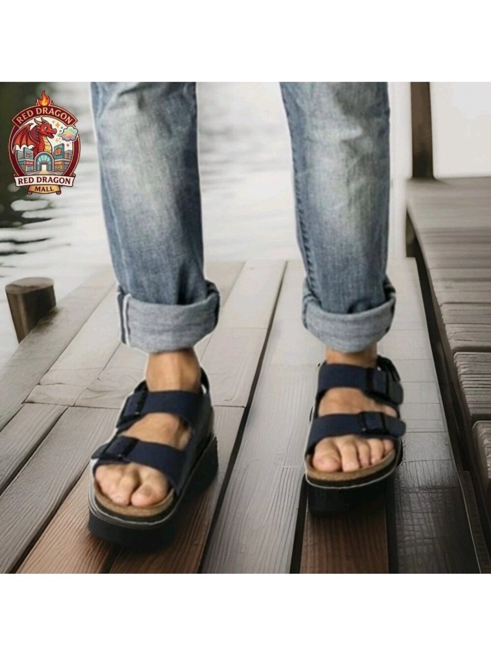Birkenstock Milano Oil Navy Blue Sandals - Men's Size 11 - Picture 7 of 7
